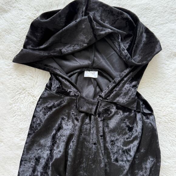 Halloween hooded velvet cape One Size for kids - Picture 2 of 4